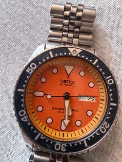 Seiko Orange Boy SKX011J  Automatic 7S26-0020 Scuba Diver's Day/Date Rare Watch