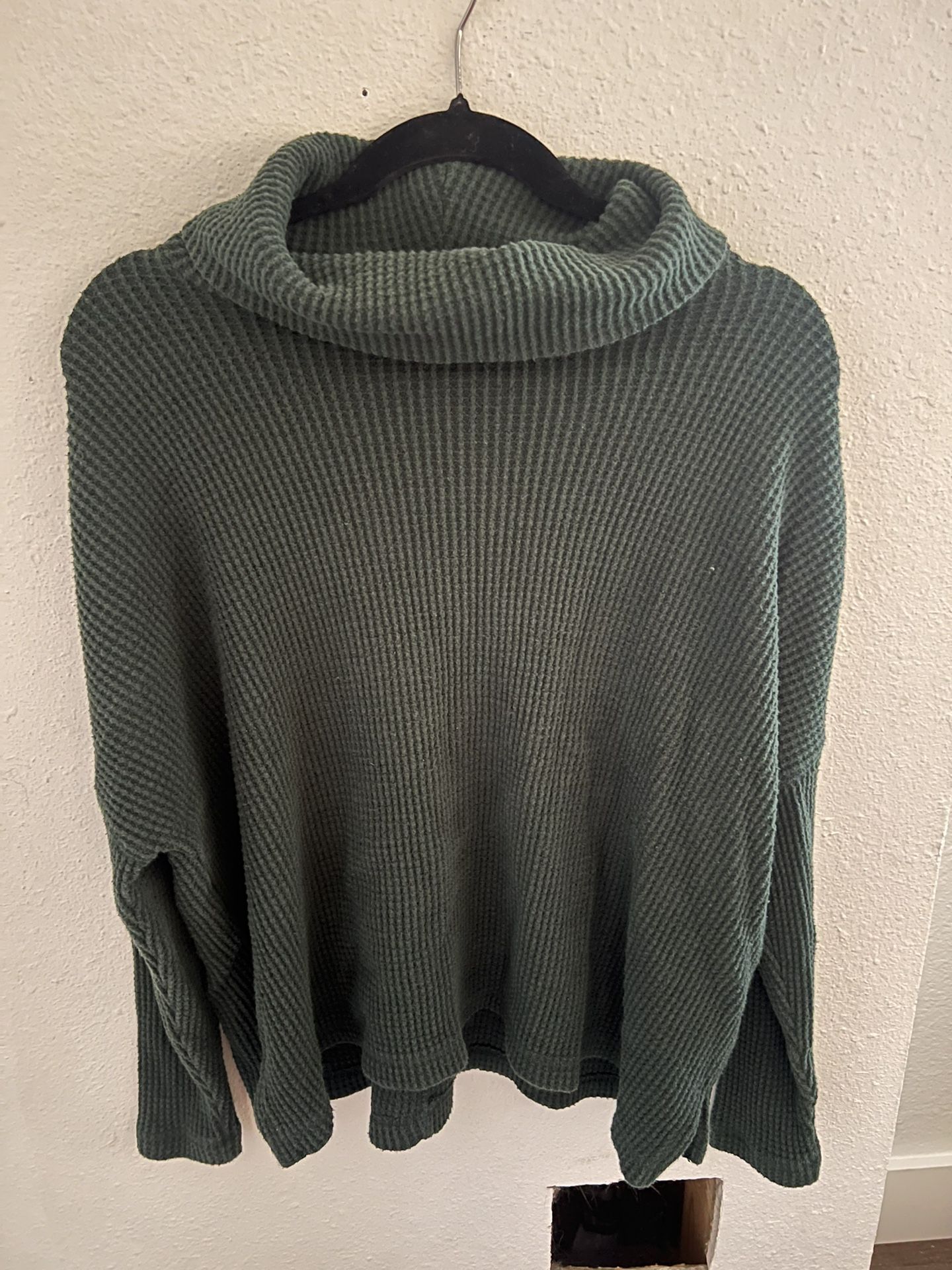 Turtleneck Sweater - Deep Green