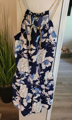 Floral Print Romper