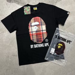 Bape “Black Burberry” Tee