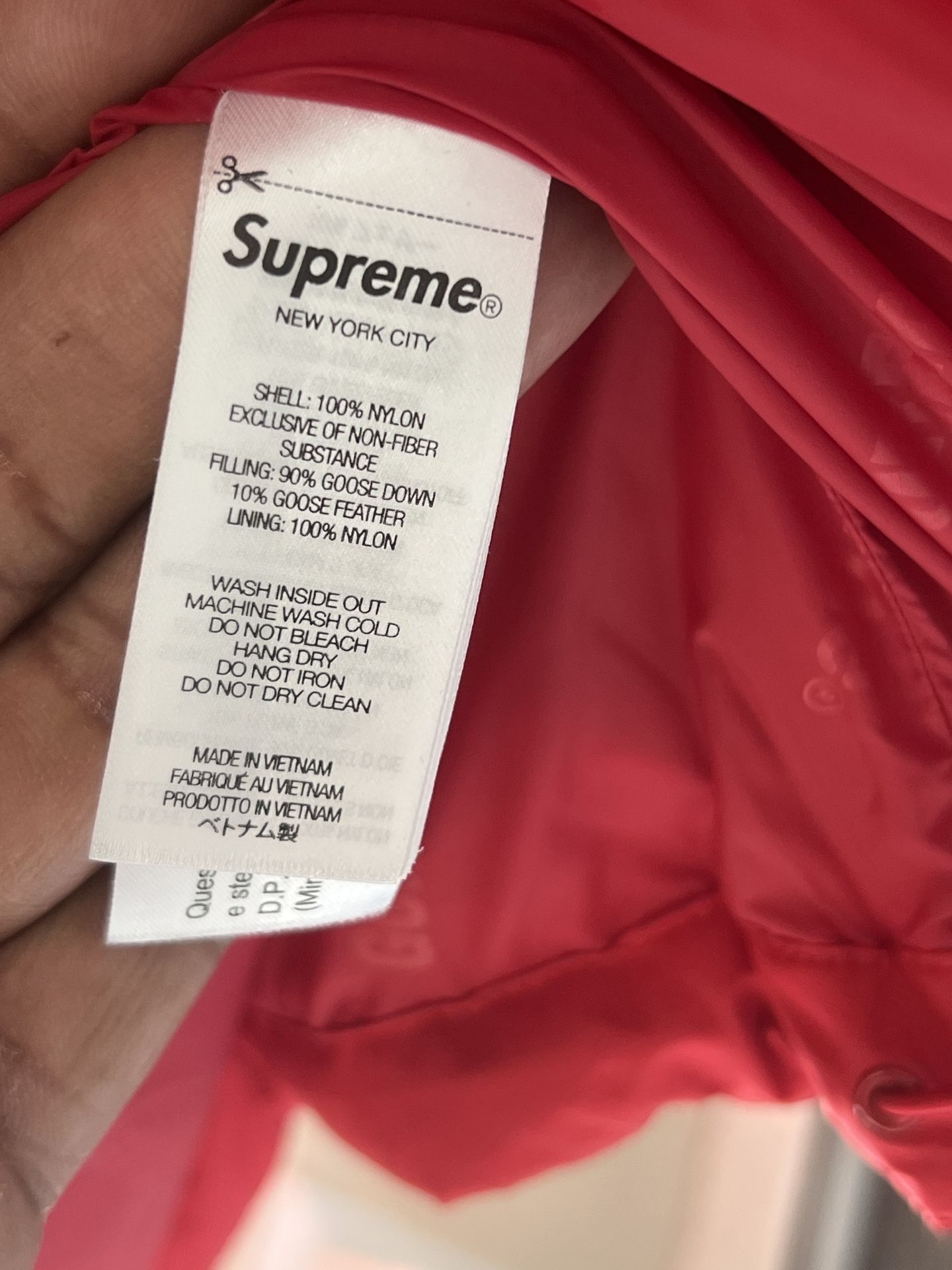 Supreme Goretex 900 Fill