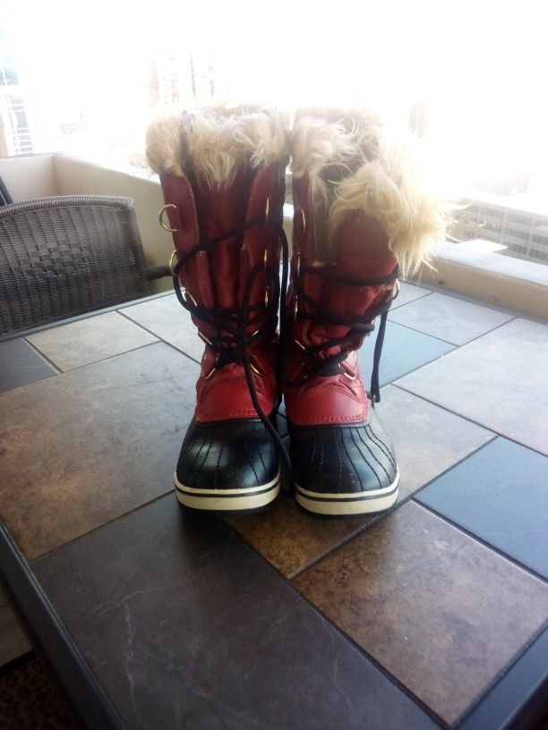 Sorel Red Winter Boots