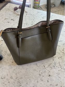 Olive green Michael Kors Tote