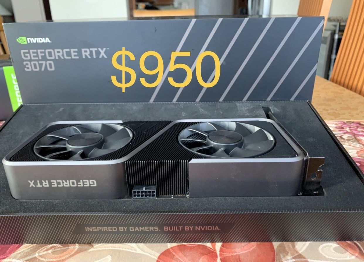 NVIDIA RTX 3070 FE FOUNDERS EDITION GPU GRAPHICS CARD NON LHR FHR GAMING MINING GPUS