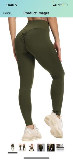 Women's High Waisted Bottom Scrunch Leggings 