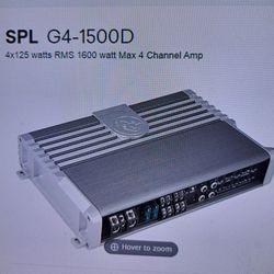 SPL High Power Car Audio  4ch Amplifier 