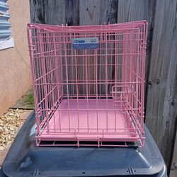 Pink Small Dog Cage