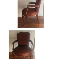 Two Formal Dinning Chairs