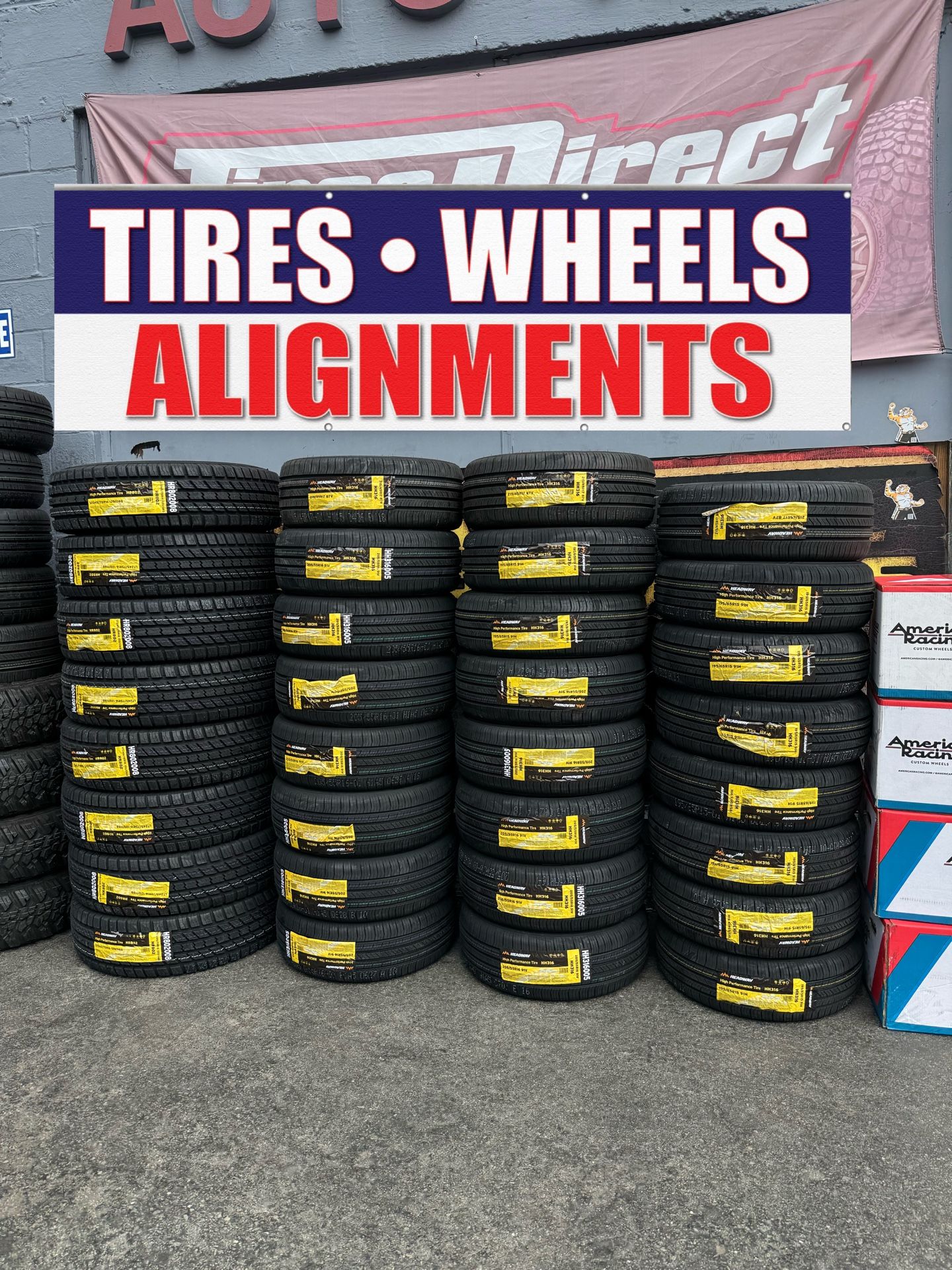 205-65-16 Tires 349$ Installed Get Free Alignment