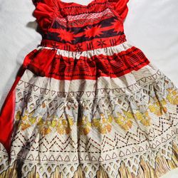 4t Moana Costume Dress