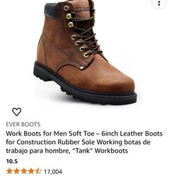 Work Boots Brown