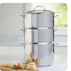 Olla Tamalera 3 Compartimientos Princess House 