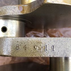 Gene Berg 84mm Forged Crankshaft Light Flywheel Pauter Rods