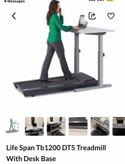 Life Span Threadmill work table
