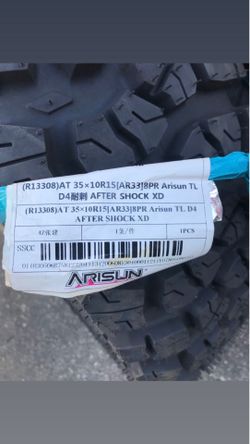 5 Arisun 35” tires
