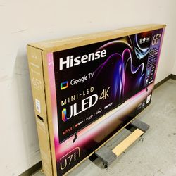Hisense - 65" Class U7 Series Mini-LED QLED 4K UHD Smart Google TV  Brand New In Box  Will Deliver