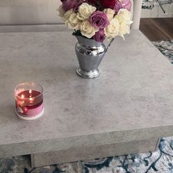 Faux Concrete Coffee Table 