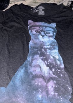 Galaxy cat shirt
