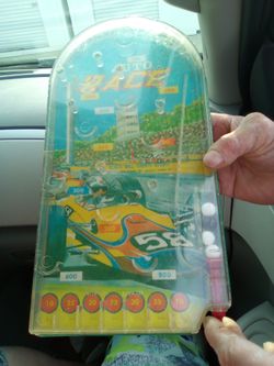 AutoRace handheld pinball