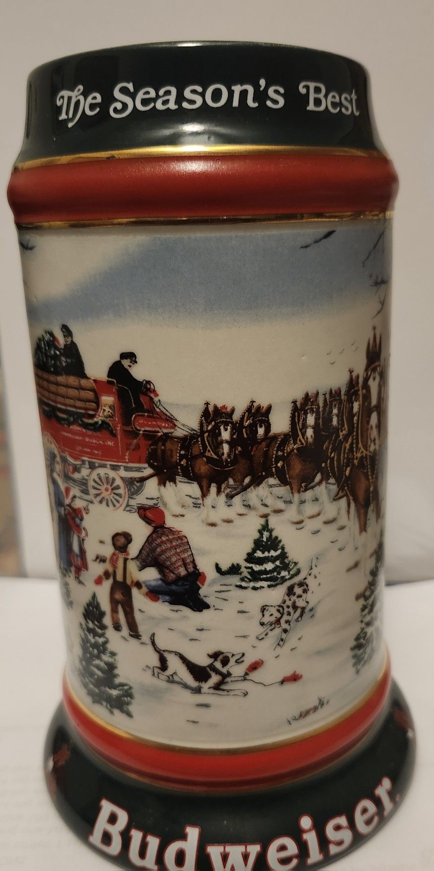 1991 Collector Series The Season's Best Budweiser Mug