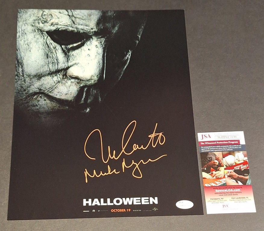 π₯ Nick Castle autographed 11x14 JSA Witness COA π₯