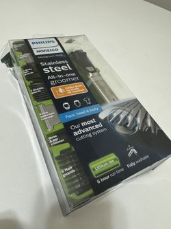 NEW Philips Norelco Multigroom 7000 Stainless Steel Trimmer Set