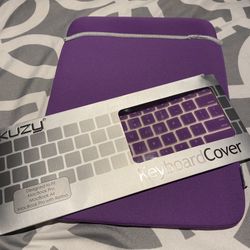 Keyboard Cover For MacBook 13” & Soft Sleeva Bag