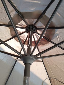 Brand New Tan Brown Patio Umbrella