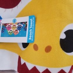 Baby Shark Beach Towel New