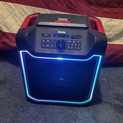 ION Pathfinder 280 Portable Bluetooth Speaker | 120W Outdoor Speaker, IPX5 Water-Resistant, 100-Hour Battery, FM Radio, USB Charging