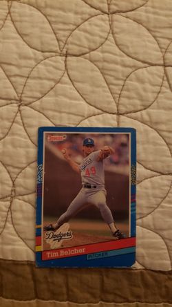 Tim Belcher Dodger Card