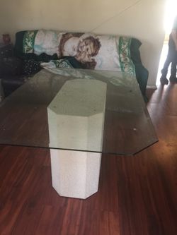 Glass table
