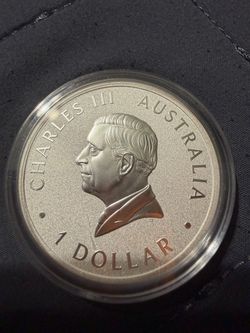 Australia 1 Dollar King Charles III Coin 1oz pure silver