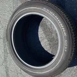 1 - 225/55r18 Yokohama Geolandar Tire Good 90% Treads 2025 DOT