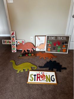 Dinosaur and room decor