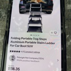 Pet Stairs Or Escapers Aluminum 