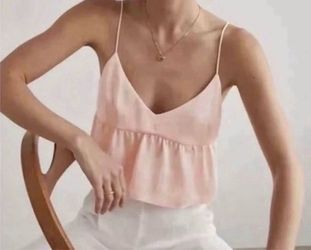 Aritzia Wilfred Lover Satin Camisole Size L