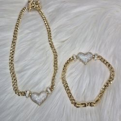 Beautiful Set High Quality Jewelry Hypoallergenic Waterproof Non Tarnish Exelent Quality Prices On Description 