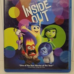 $5 DISNEY BLU RAY MOVIE. INSIDE OUT. BLU RAY ONLY. NO DIGITAL. $5 OR TRADE FOR A MOVIE TITLE I DO NOT ALREADY OWN.