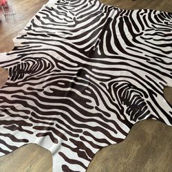 Zebra Hide Rug 