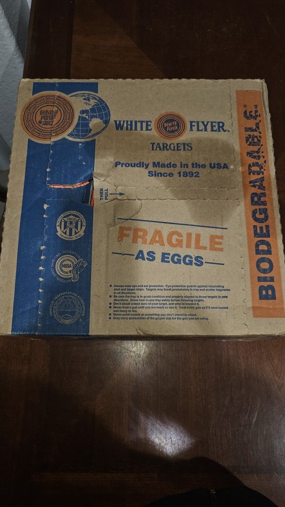 WHITE FLYER TARGETS 90 OF THEM