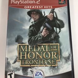 Medal of Honor: Frontline (Sony PlayStation 2, 2002) Greatest Hits