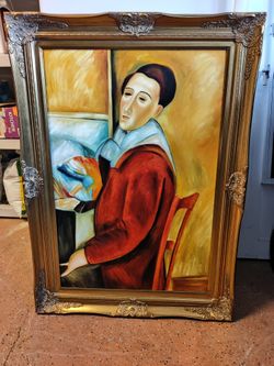 Vintage Modigliani self portrait