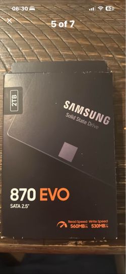Samsung 870 EVO 2TB SATA SSD