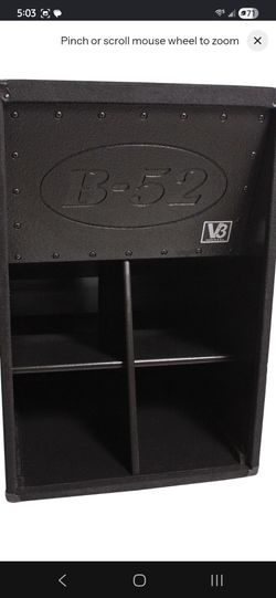 Pair of B52 1000watt stage woofers