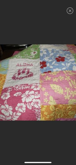 Pottery Barn  Aloha quilt set 2 twins