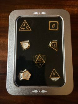 Metal/Enamel Dice