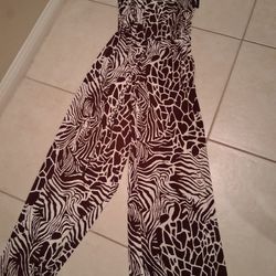 Strapless Jumpsuit. Bisou Bisou Sz 12 