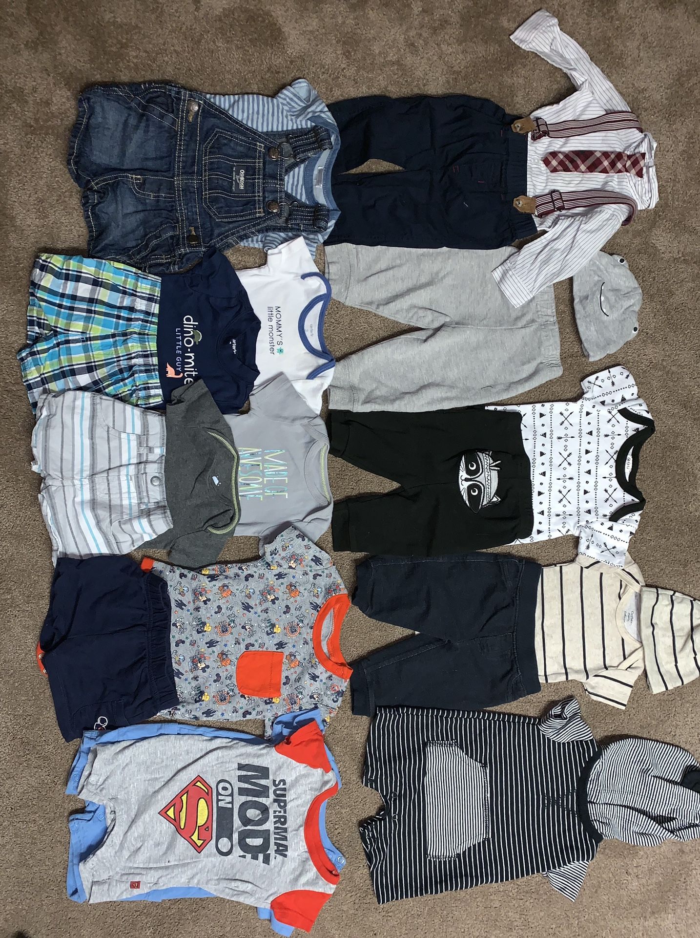 Baby boy items