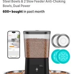 HONEYGUARDIAN Dual cat feeder